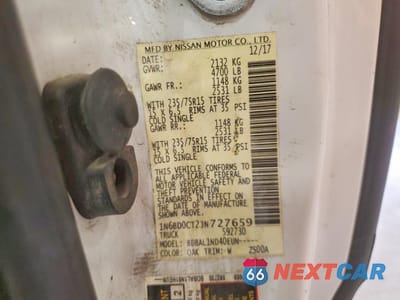 Zdjęcie 13 z 13 samochodu: 2018 NISSAN FRONTIER S VIN:1N6BD0CT2JN727659 - miniatura