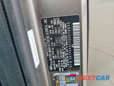 Zdjęcie 13 z 13 samochodu: 2016 KIA SORENTO LX VIN:5XYPG4A3XGG076839 - miniatura