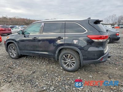 Drugie zdjęcie samochodu z przodu: 2018 TOYOTA HIGHLANDER XLE VIN:5TDJZRFH6JS857871 - miniatura