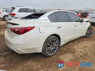 Trzecie zdjęcie samochodu z tyłu: 2019 INFINITI Q50 RED SPORT 400 VIN:JN1FV7AR6KM801080 - miniatura