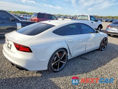 Trzecie zdjęcie samochodu z tyłu: 2017 AUDI RS7 PRESTIGE VIN:WUAWAAFC1HN902950 - miniatura