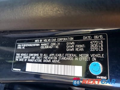 Zdjęcie 12 z 12 samochodu: 2016 VOLVO S60 PREMIER VIN:YV1612TK6G2397884 - miniatura