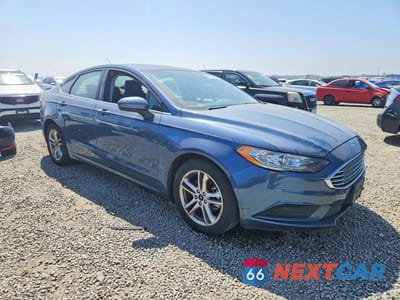 Czwarte zdjęcie samochodu z boku: 2018 FORD FUSION SE VIN:3FA6P0HD1JR204424 - miniatura