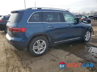 Trzecie zdjęcie samochodu z tyłu: 2020 MERCEDES-BENZ GLB 250 4MATIC VIN:W1N4M4HB4LW041809 - miniatura