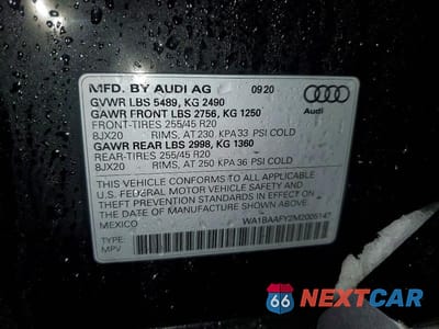Zdjęcie 12 z 12 samochodu: 2021 AUDI Q5 PREMIUM PLUS VIN:WA1BAAFY2M2005147 - miniatura