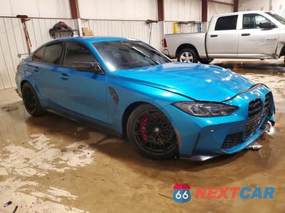 Czwarte zdjęcie samochodu z boku: 2024 BMW M3 COMPETITION VIN:WBS43AY05RFS35936 - miniatura