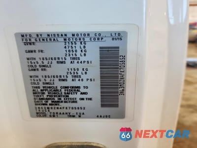 Zdjęcie 13 z 13 samochodu: 2015 CHEVROLET CITY EXPRESS LT DELIVERY VAN VIN:3N63M0ZN4FK705852 - miniatura