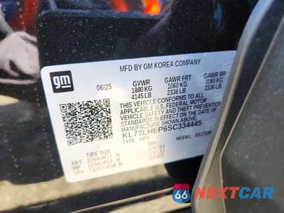 Zdjęcie 14 z 14 samochodu: 2025 CHEVROLET TRAX 1LT VIN:KL77LHEP6SC334445 - miniatura
