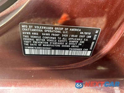 Zdjęcie 10 z 14 samochodu: 2014 VOLKSWAGEN PASSAT SE VIN:1VWBN7A39EC002991 - miniatura