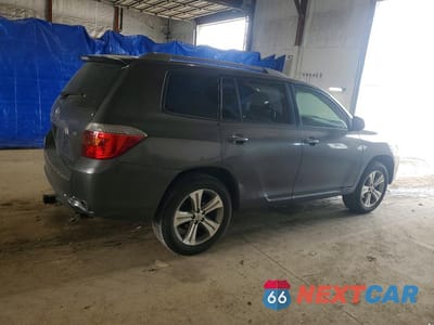 Trzecie zdjęcie samochodu z tyłu: 2009 TOYOTA HIGHLANDER SPORT VIN:JTEDS43A992076336 - miniatura