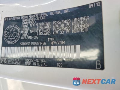 Zdjęcie 13 z 14 samochodu: 2013 TOYOTA SEQUOIA PLATINUM VIN:5TDDY5G16DS074466 - miniatura