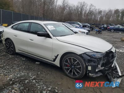 Czwarte zdjęcie samochodu z boku: 2024 BMW I4 M50 VIN:WBY33AW05RFR86460 - miniatura