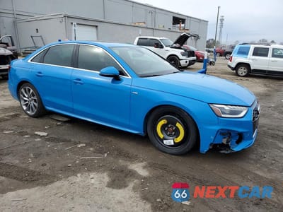 Czwarte zdjęcie samochodu z boku: 2020 AUDI A4 PRESTIGE VIN:WAUFNAF4XLN010406 - miniatura