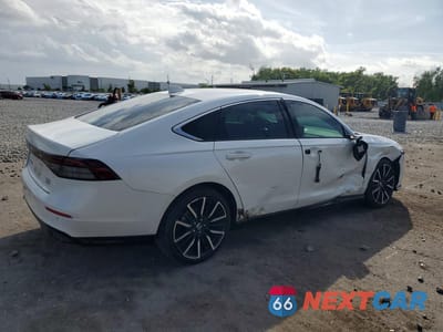 Trzecie zdjęcie samochodu z tyłu: 2024 HONDA ACCORD TOURING HYBRID VIN:1HGCY2F87RA071879 - miniatura