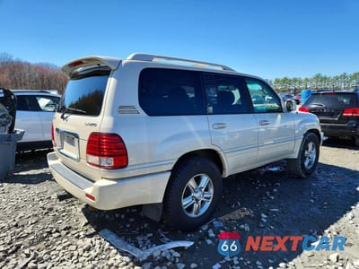 Trzecie zdjęcie samochodu z tyłu: 2006 LEXUS LX 470 BASE VIN:JTJHT00W064018656 - miniatura