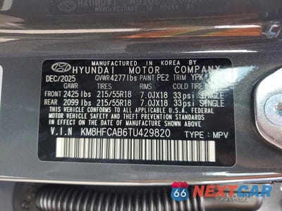 Zdjęcie 14 z 14 samochodu: 2026 HYUNDAI KONA SEL SPORT VIN:KM8HFCAB6TU429820 - miniatura