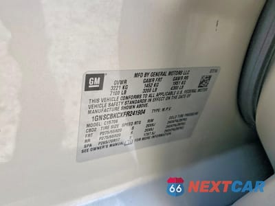 Zdjęcie 14 z 15 samochodu: 2015 CHEVROLET TAHOE C1500 LT VIN:1GNSCBKCXFR241904 - miniatura