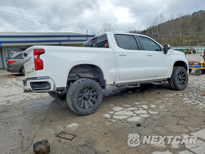 Trzecie zdjęcie samochodu z tyłu: 2024 CHEVROLET SILVERADO K1500 RST VIN:1GCUDEEDXRZ185259 - miniatura