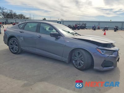Czwarte zdjęcie samochodu z boku: 2021 ACURA TLX TECH A VIN:19UUB5F54MA001214 - miniatura