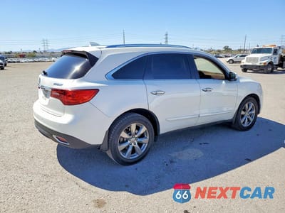 Trzecie zdjęcie samochodu z tyłu: 2014 ACURA MDX ADVANCE VIN:5FRYD3H80EB005239 - miniatura