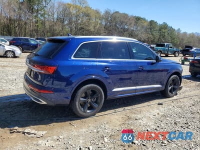 Trzecie zdjęcie samochodu z tyłu: 2022 AUDI Q7 PREMIUM PLUS VIN:WA1LJBF7XND000947 - miniatura