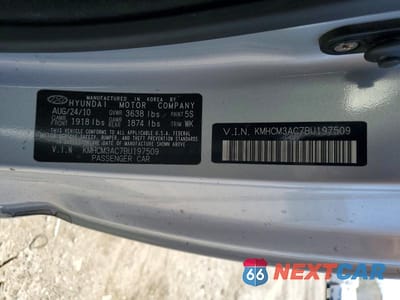 Zdjęcie 12 z 12 samochodu: 2011 HYUNDAI ACCENT GS VIN:KMHCM3AC7BU197509 - miniatura