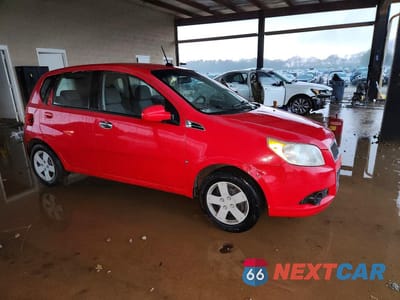 Czwarte zdjęcie samochodu z boku: 2009 CHEVROLET AVEO LS VIN:KL1TD66EX9B392274 - miniatura