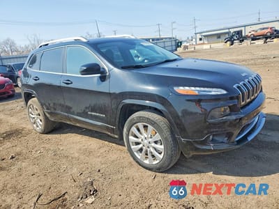 Czwarte zdjęcie samochodu z boku: 2017 JEEP CHEROKEE OVERLAND VIN:1C4PJMJS0HW622612 - miniatura