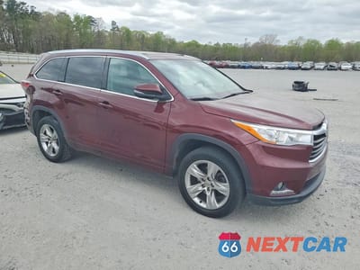 Czwarte zdjęcie samochodu z boku: 2014 TOYOTA HIGHLANDER LIMITED PLATINUM VIN:5TDYKRFH8ES010827 - miniatura