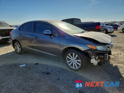 Czwarte zdjęcie samochodu z boku: 2012 HONDA CIVIC EXL VIN:19XFB2F98CE045561 - miniatura