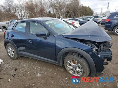 Czwarte zdjęcie samochodu z boku: 2019 MAZDA CX-3 TOURING VIN:JM1DKFC79K1446510 - miniatura