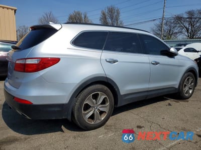 Trzecie zdjęcie samochodu z tyłu: 2014 HYUNDAI SANTA FE GLS VIN:KM8SMDHF1EU083107 - miniatura