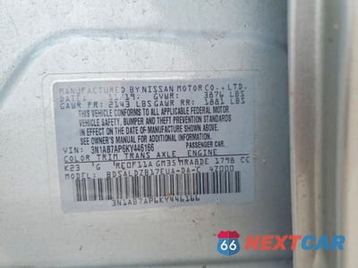 Zdjęcie 12 z 12 samochodu: 2019 NISSAN SENTRA SV VIN:3N1AB7AP6KY446166 - miniatura