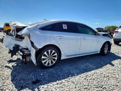 Trzecie zdjęcie samochodu z tyłu: 2017 HYUNDAI SONATA SPORT VIN:5NPE34AF4HH579774 - miniatura