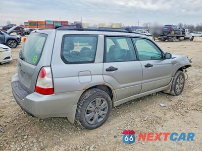 Trzecie zdjęcie samochodu z tyłu: 2008 SUBARU FORESTER 2.5X VIN:JF1SG63668H711695 - miniatura