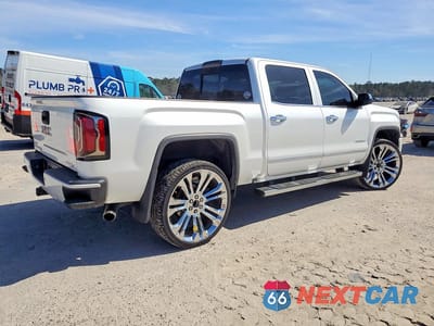 Trzecie zdjęcie samochodu z tyłu: 2018 GMC SIERRA K1500 DENALI VIN:3GTU2PEC9JG128550 - miniatura