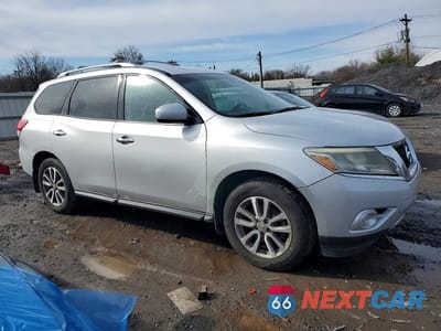 Czwarte zdjęcie samochodu z boku: 2014 NISSAN PATHFINDER SV VIN:5N1AR2MM4EC616630 - miniatura