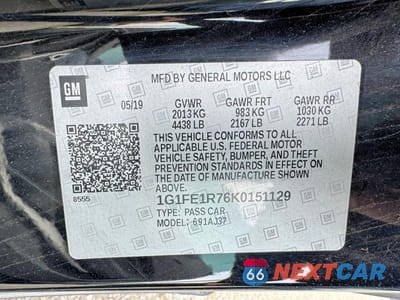 Zdjęcie 10 z 10 samochodu: 2019 CHEVROLET CAMARO SS VIN:1G1FE1R76K0151129 - miniatura