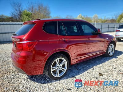Trzecie zdjęcie samochodu z tyłu: 2014 BMW X3 XDRIVE35I VIN:5UXWX7C55E0E80048 - miniatura
