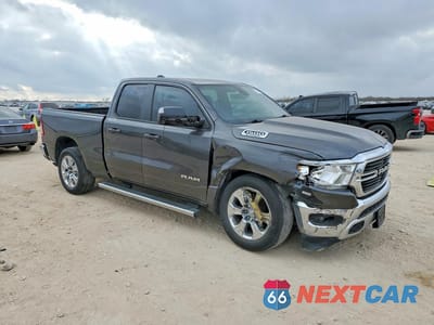 Czwarte zdjęcie samochodu z boku: 2021 RAM TRUCKS 1500 BIG HORN VIN:1C6RREBG2MN832718 - miniatura