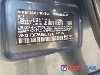 Zdjęcie 13 z 13 samochodu: 2018 BMW X1 XDRIVE28I VIN:WBXHT3C36J5K31137 - miniatura