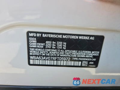 Zdjęcie 12 z 12 samochodu: 2024 BMW 430I GRAN COUPE VIN:WBA63AV07RFT05972 - miniatura