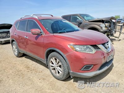 Czwarte zdjęcie samochodu z boku: 2014 NISSAN ROGUE SV VIN:5N1AT2ML2EC822389 - miniatura
