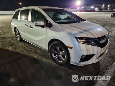 Czwarte zdjęcie samochodu z boku: 2020 HONDA ODYSSEY EX VIN:5FNRL6H53LB026034 - miniatura