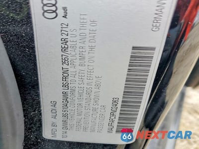 Zdjęcie 12 z 12 samochodu: 2015 AUDI A6 PREMIUM VIN:WAUFFAFC9FN024063 - miniatura