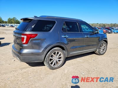 Trzecie zdjęcie samochodu z tyłu: 2017 FORD EXPLORER LIMITED VIN:1FM5K7F81HGA35263 - miniatura