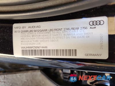 Zdjęcie 12 z 12 samochodu: 2014 AUDI A6 PRESTIGE VIN:WAUHMAFC5EN014448 - miniatura