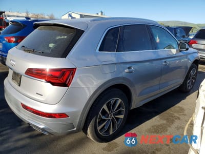 Trzecie zdjęcie samochodu z tyłu: 2023 AUDI Q5 PREMIUM PLUS 45 VIN:WA1EAAFY6P2001278 - miniatura