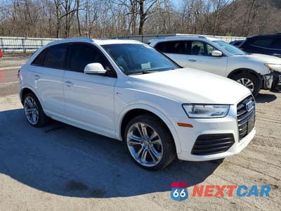 Czwarte zdjęcie samochodu z boku: 2018 AUDI Q3 PREMIUM VIN:WA1BCCFS3JR017912 - miniatura