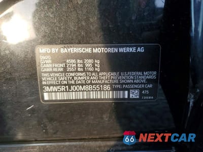 Zdjęcie 12 z 12 samochodu: 2021 BMW 330I VIN:3MW5R1J00M8B55186 - miniatura
